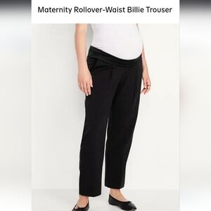 Old Navy Maternity Rollover-Waist Billie Trouser